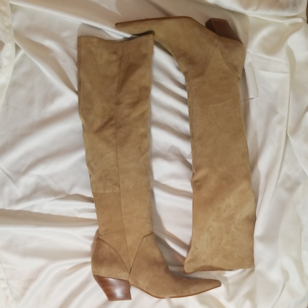OTK tan suede Nine West Boots 9.5